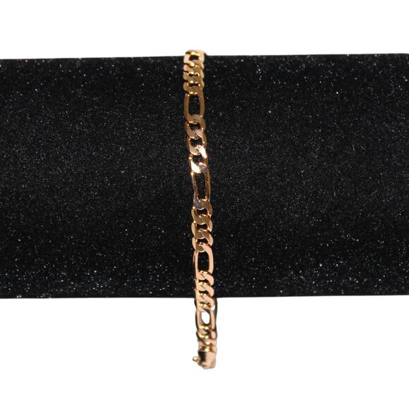 Rose Gold Tone Chain Bracelet - Picture 2 of 4